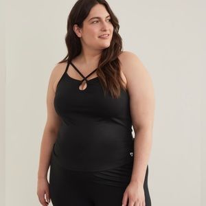 EUC Penningtons Black Strappy Tank Top